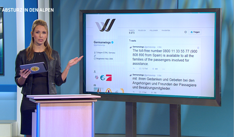 Nachrichtenspezial Absturz in den Alpen